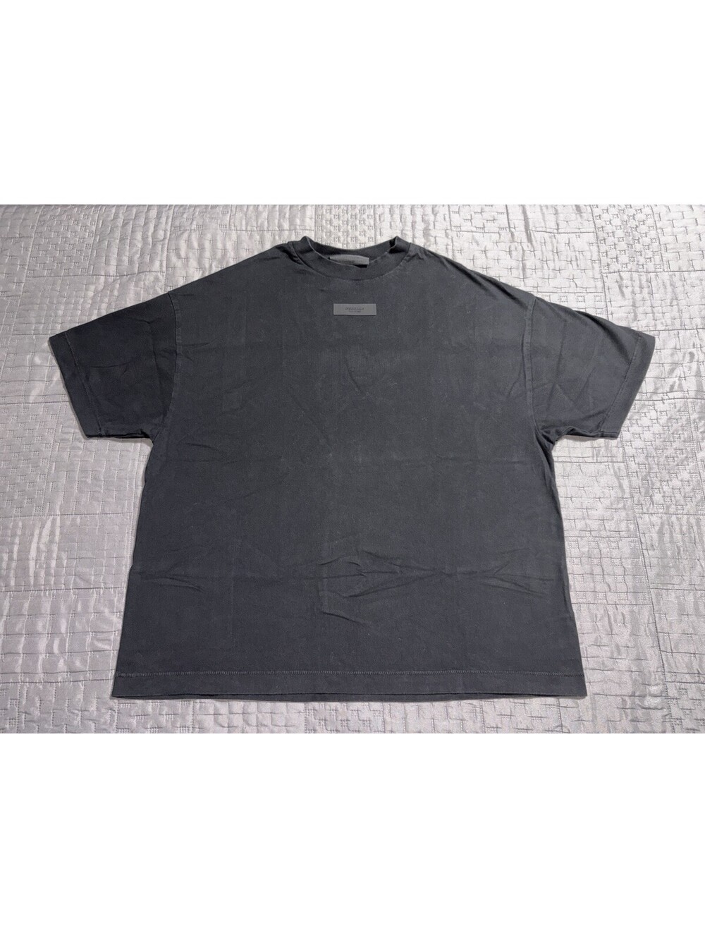 Essentials Men's Size Medium Fear of God FOG Oversized 100% Cotton T Shirt black